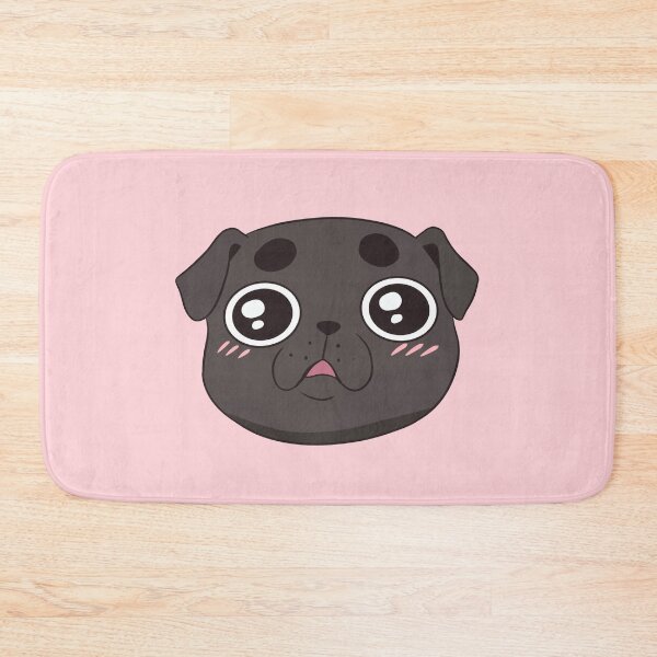 Item preview, Cute black pug face designed and sold by Yaragold.
