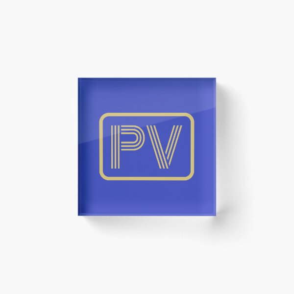 Item preview, PV Initials Gold Geometric Letters designed and sold by Jeallan Designs.