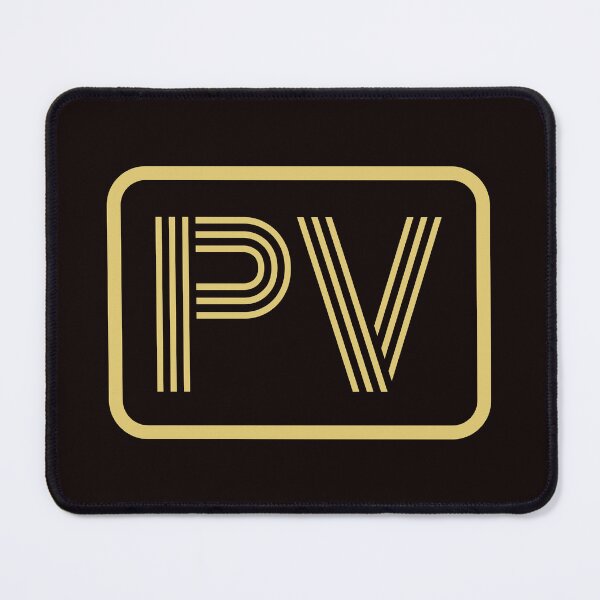 Item preview, PV Initials Gold Geometric Letters designed and sold by Jeallan Designs.