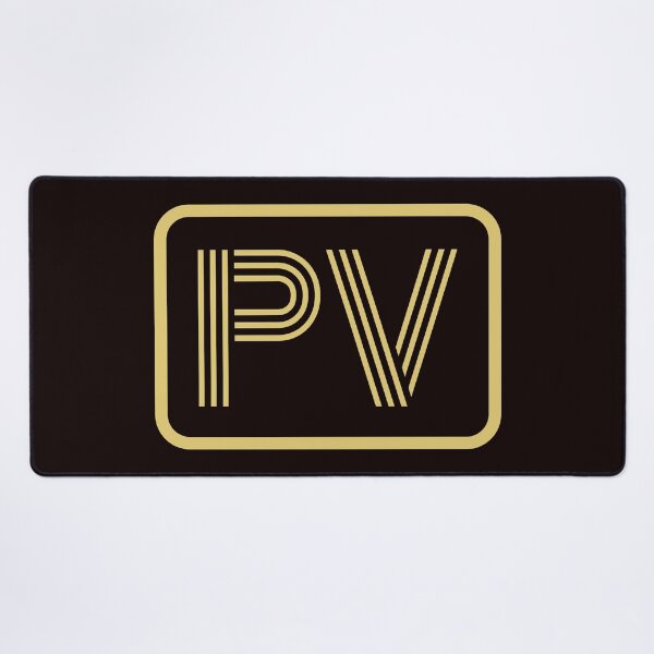 Item preview, PV Initials Gold Geometric Letters designed and sold by Jeallan Designs.