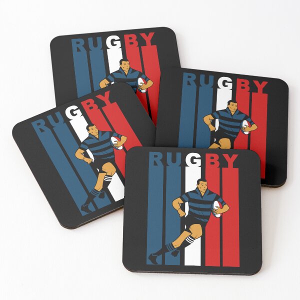 Item preview, Rugby Player On A Tricolor Background designed and sold by Grafixfun.