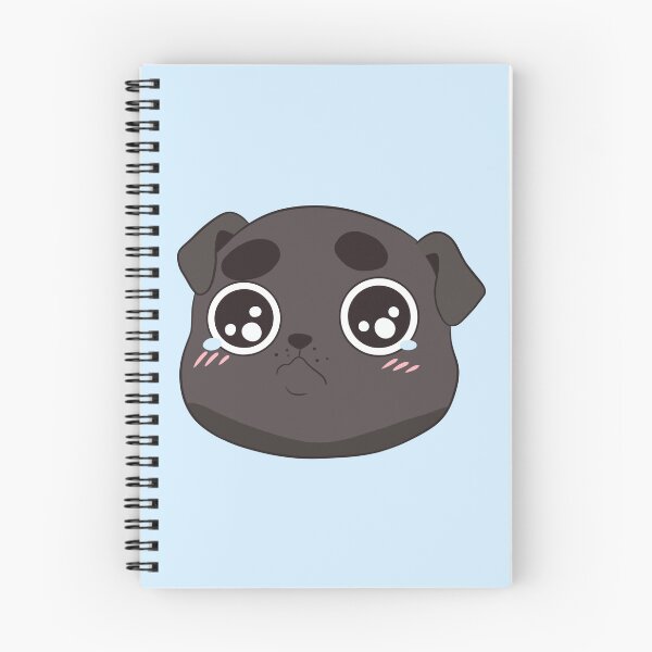 Item preview, Cute sad black pug face designed and sold by Yaragold.