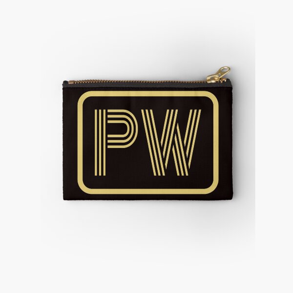 Item preview, PW Initials Gold Geometric Letters designed and sold by Jeallan Designs.