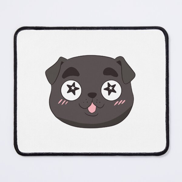 Item preview, Cute happy black pug face designed and sold by Yaragold.
