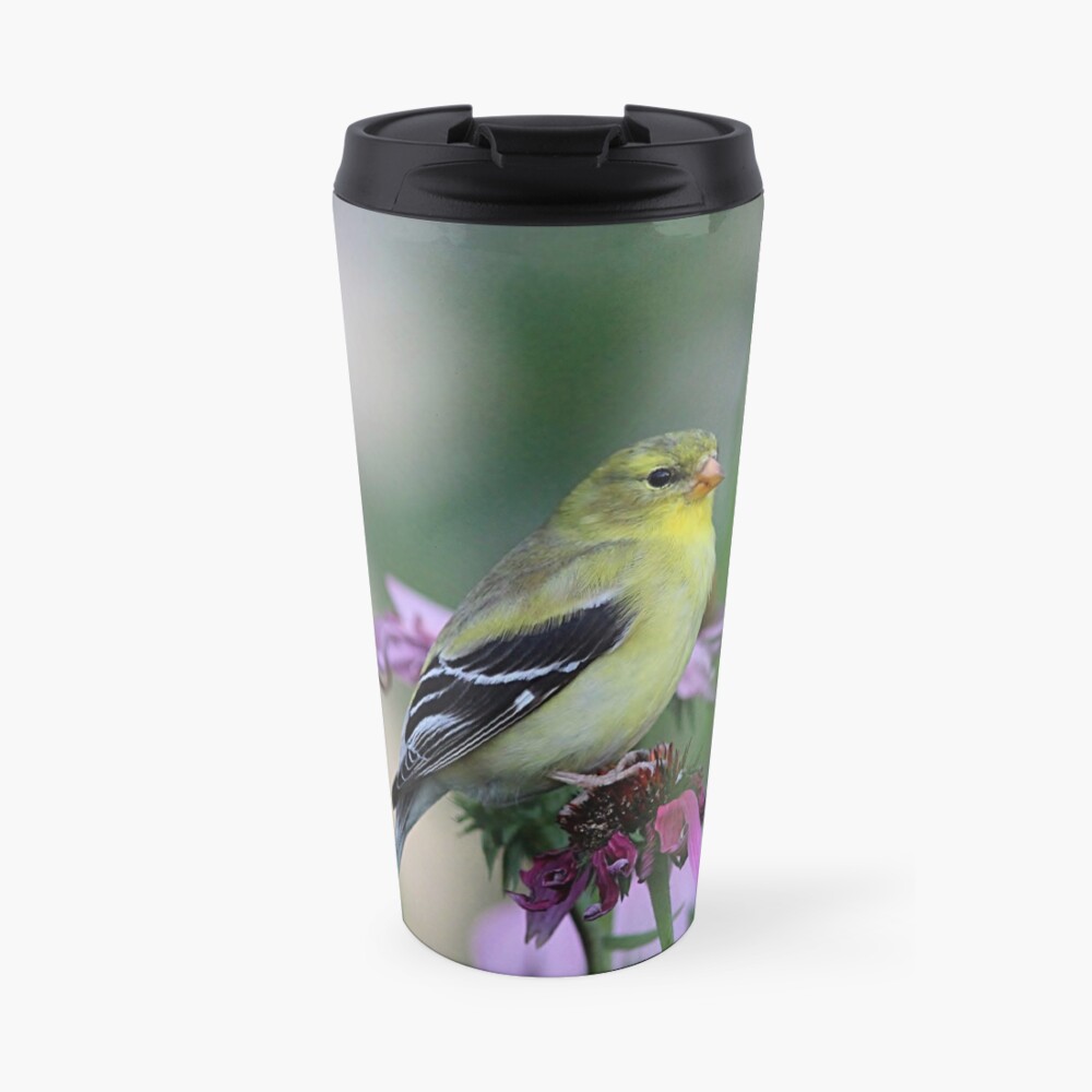 American Goldfinch - female Travel Coffee Mug