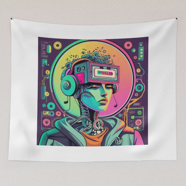 Item preview, RoboRetro: Melodies of the Mind designed and sold by Marcus Lawrence.