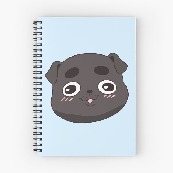 Item preview, Cute happy black pug face designed and sold by Yaragold.