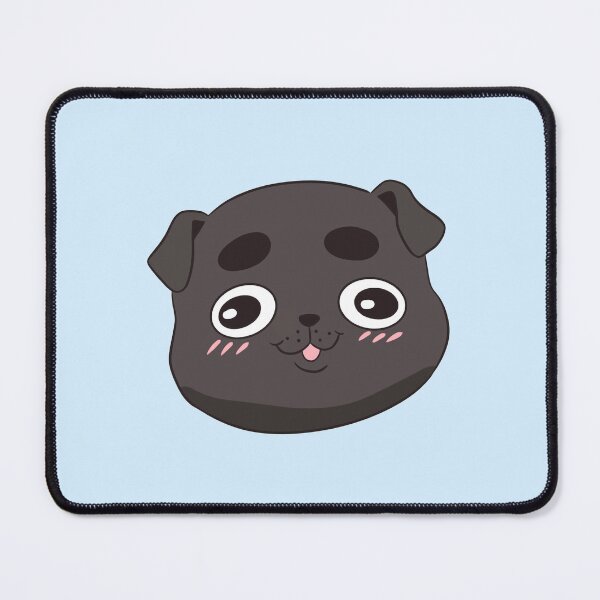 Item preview, Cute happy black pug face designed and sold by Yaragold.
