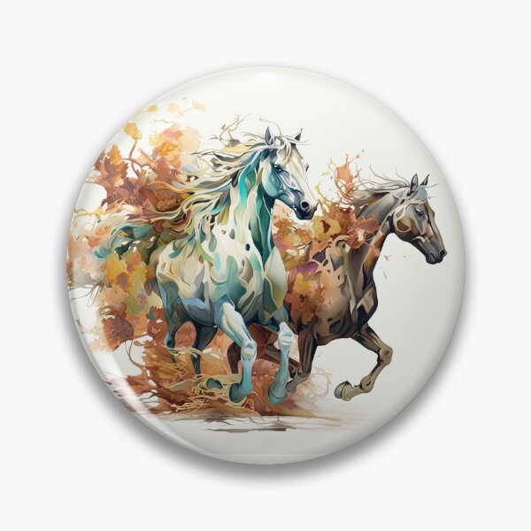 Item preview, Two Wild Horses Running designed and sold by MaryFiore.