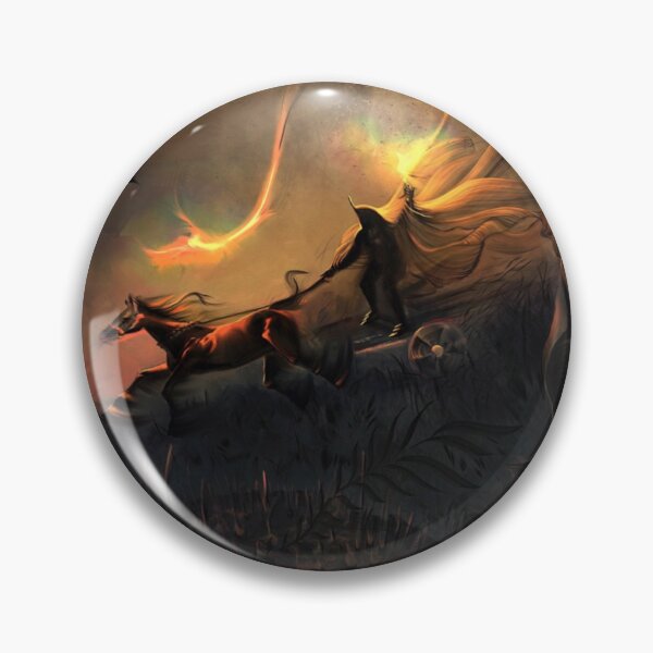 Item preview, Dark demonic knight riding horse in the dead woods designed and sold by Tinayaan.