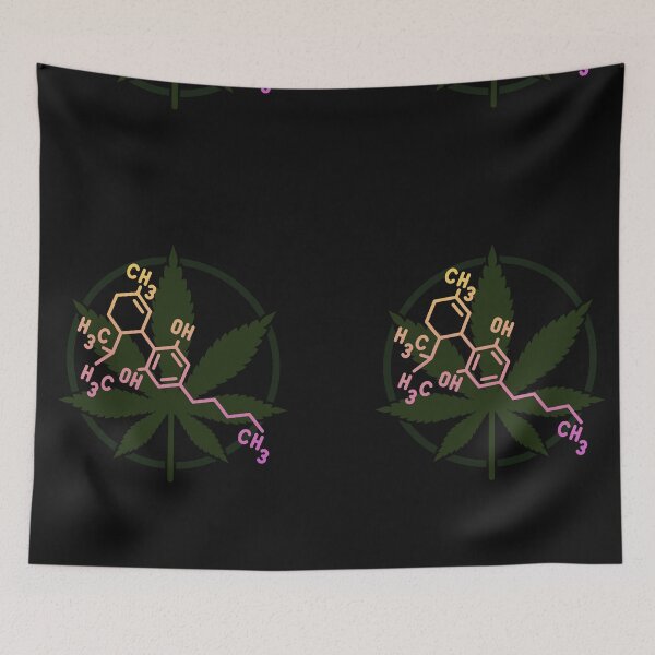 Item preview, Cannabis THC Molecule  designed and sold by AAcrew.