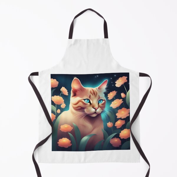 Item preview, Flowercat l Cute Cat Gifts designed and sold by PloynaphatArt.
