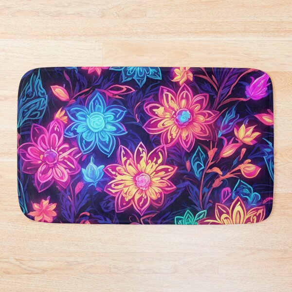 Item preview, Vibrant Flower in the Dark designed and sold by SeamCraft.