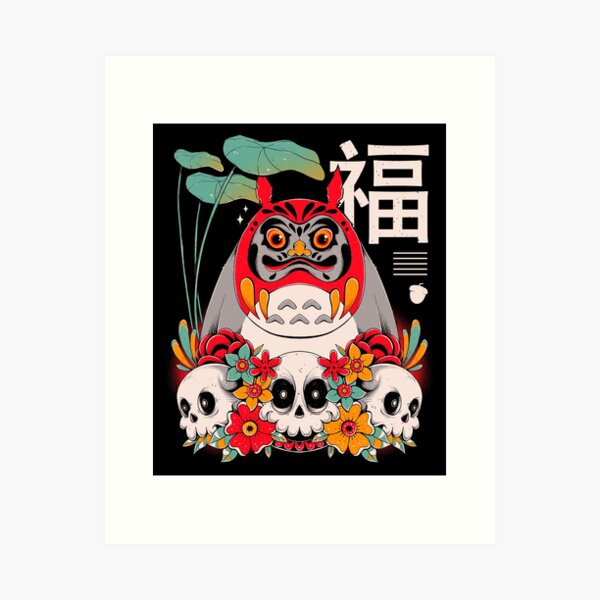 Cute Daruma Art Prints for Sale | Redbubble