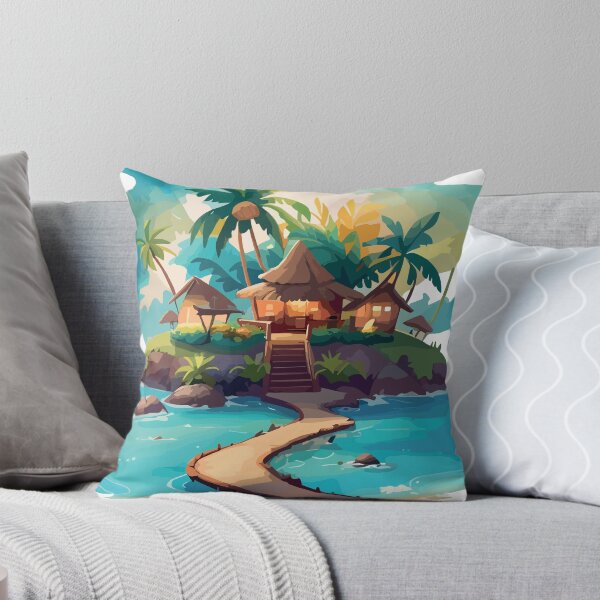 Item preview, Tropical Island with cosy huts designed and sold by execc.