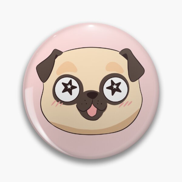 Item preview, Cute happy pug face designed and sold by Yaragold.