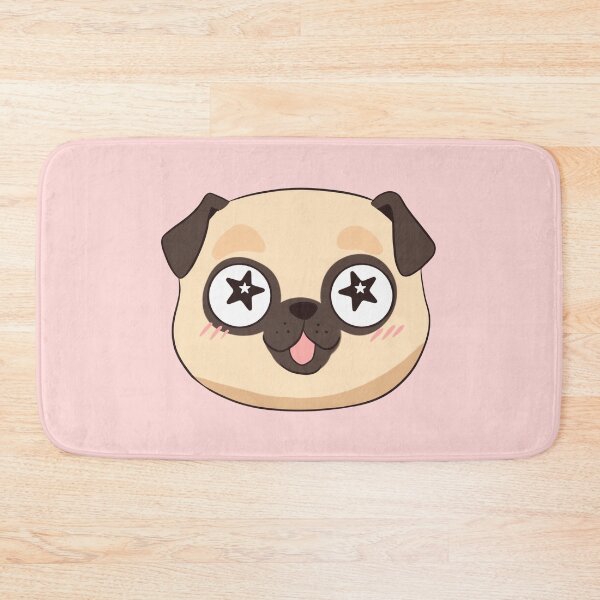 Item preview, Cute happy pug face designed and sold by Yaragold.