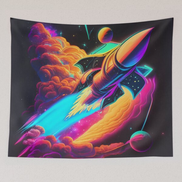 Item preview, Retro Rocket designed and sold by MeiriTheMan.