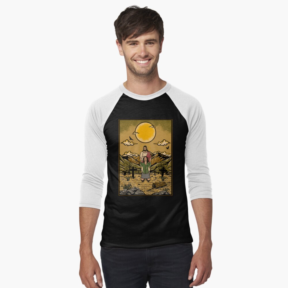 Item preview, Baseball ¾ Sleeve T-Shirt designed and sold by ChristlikeMerch.