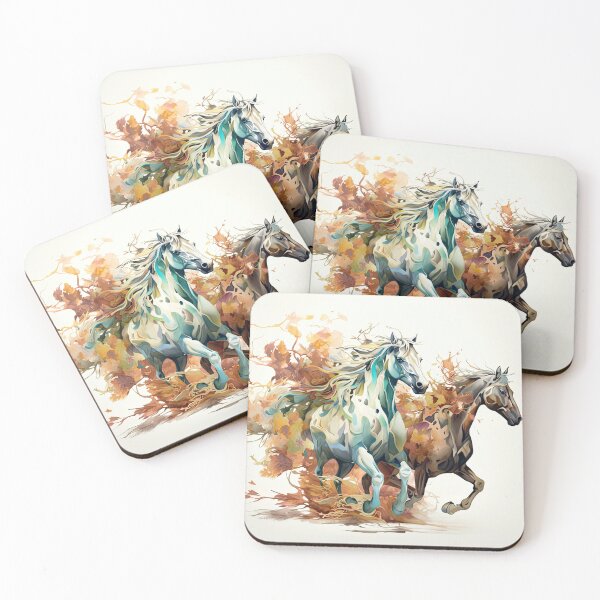 Item preview, Two Wild Horses Running designed and sold by MaryFiore.