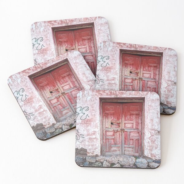 Item preview, Rustic red wooden door designed and sold by MadaruCreations.