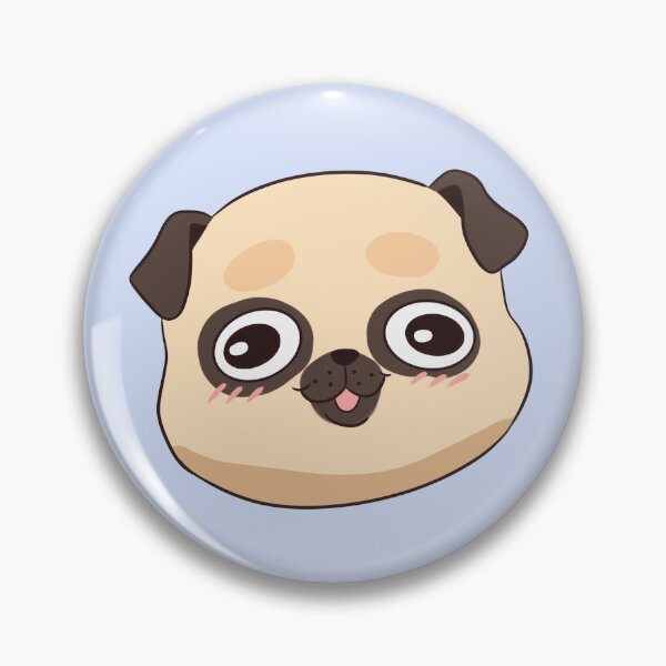 Item preview, Cute happy pug face designed and sold by Yaragold.