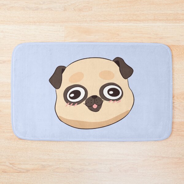 Item preview, Cute happy pug face designed and sold by Yaragold.