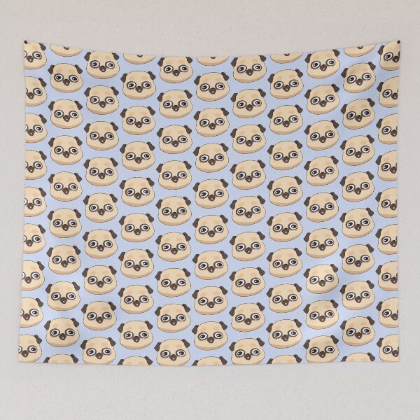 Item preview, Cute happy pug face designed and sold by Yaragold.