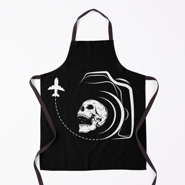 Item preview, Cool skull Halloween Plane spotting photographer designed and sold by AEROSPACE-IND.