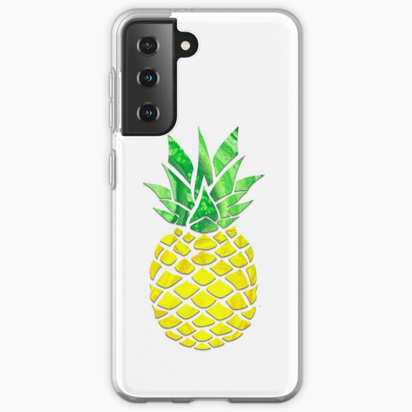 Pineapple Acrylic Pour Samsung Galaxy Soft Case