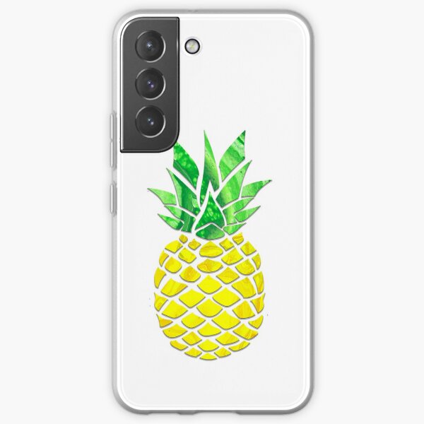 Pineapple Acrylic Pour Samsung Galaxy Soft Case