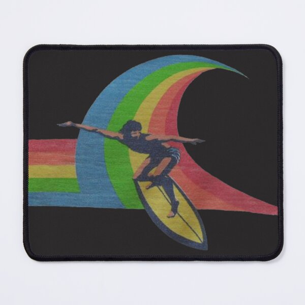 Item preview, Retro 70's Rainbow Surfer Design designed and sold by DukeGroovy.