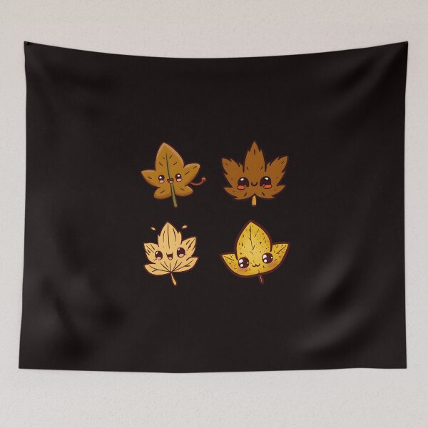 Item preview, Cute Kawaii Fall Leaf Sticker Pack designed and sold by Pattern-Way.