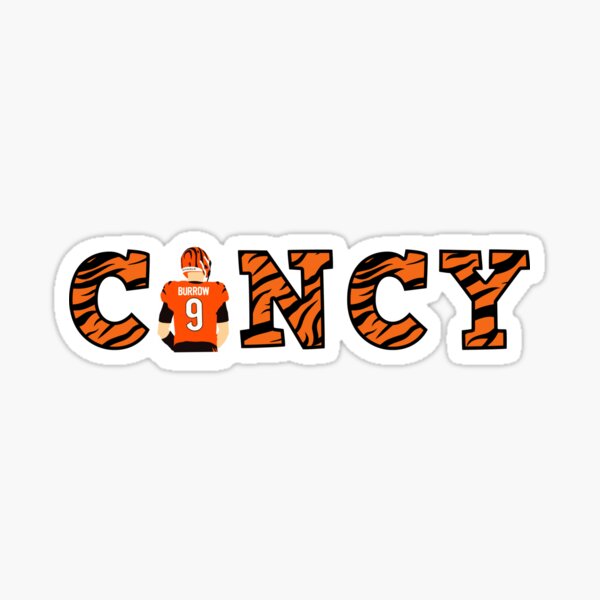 Joe Burrow Cincinnati Bengals STICKER - Joe Cool NFL Joey B Cincy