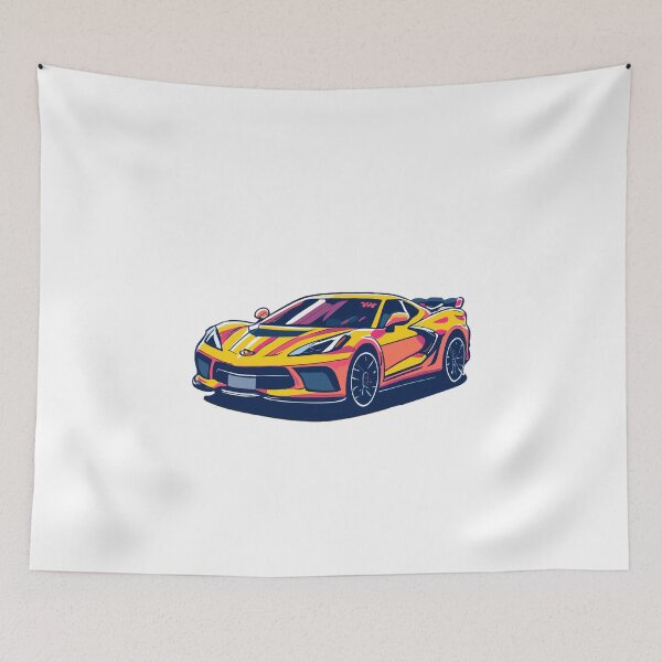 Item preview, Chevrolet Corvette - Cartoon Design designed and sold by PoppinDesigner.