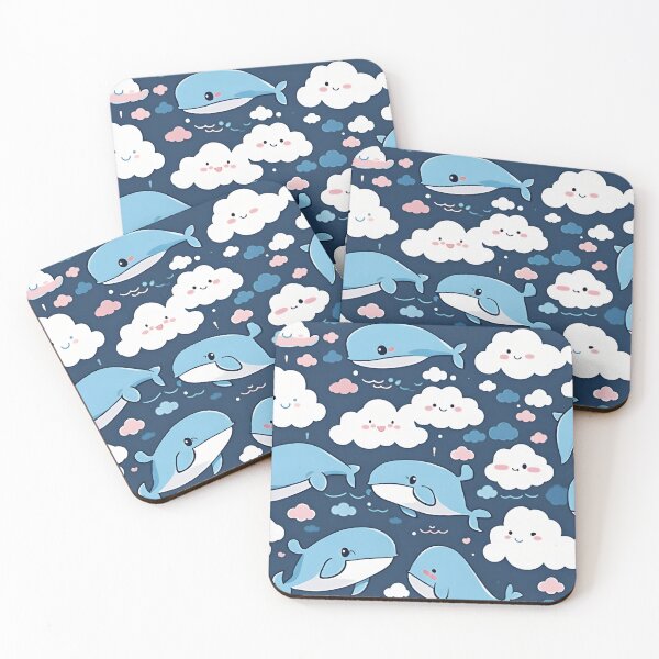 Item preview, Whales in Clouds designed and sold by SeamCraft.