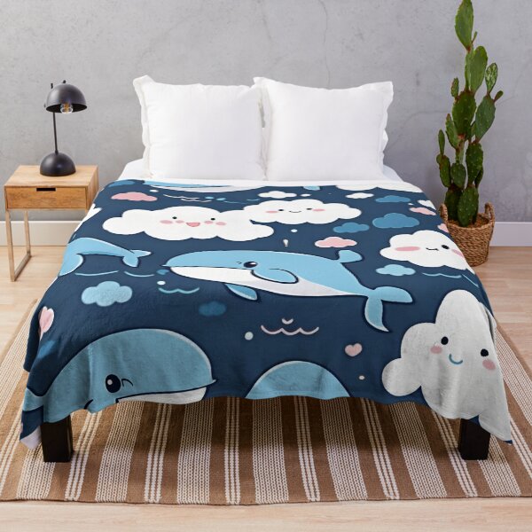 Item preview, Whales in Clouds designed and sold by SeamCraft.