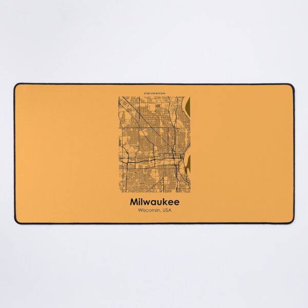 Item preview, Milwaukee, Wisconsin, USA, City Road Map designed and sold by 2BROSMAPS1.