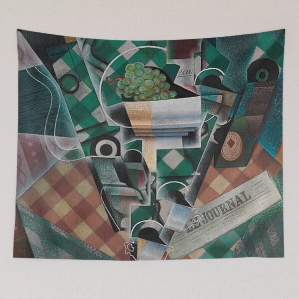 Item preview, Still Life with Checkered Tablecloth designed and sold by tomorrowsart.