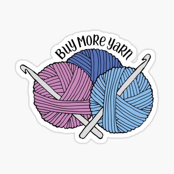 Stay Away From My Yarn Scissors - Crochet Knit - Yarn Addict Art