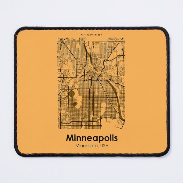 Item preview, Minneapolis, Minnesota, USA, City Road Map designed and sold by 2BROSMAPS1.
