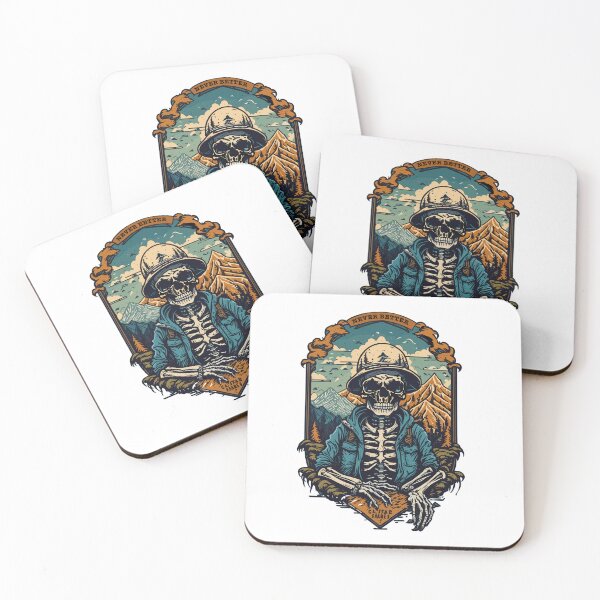 Artikelvorschau, Never Better Skeleton Skull Halloween Vintage Retro style Classic T-Shirt entworfen und verkauft von JiraVibes.