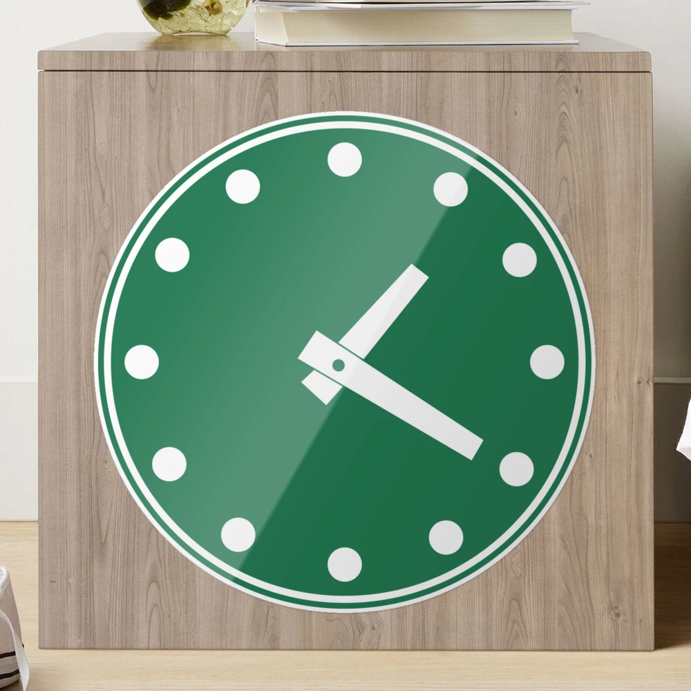 Wrigley Field Game Clock Sticker for Sale by Robert Johnson