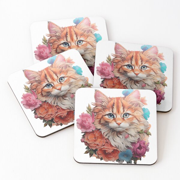 Item preview, Cute cartoon cat designed and sold by Stickermagician.