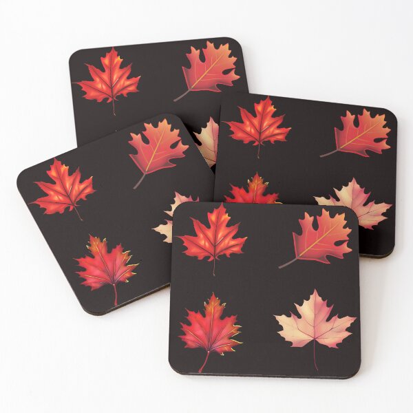Aperçu de l'œuvre Pack d’autocollants de feuilles d’automne créée et vendue par Pattern-Way.