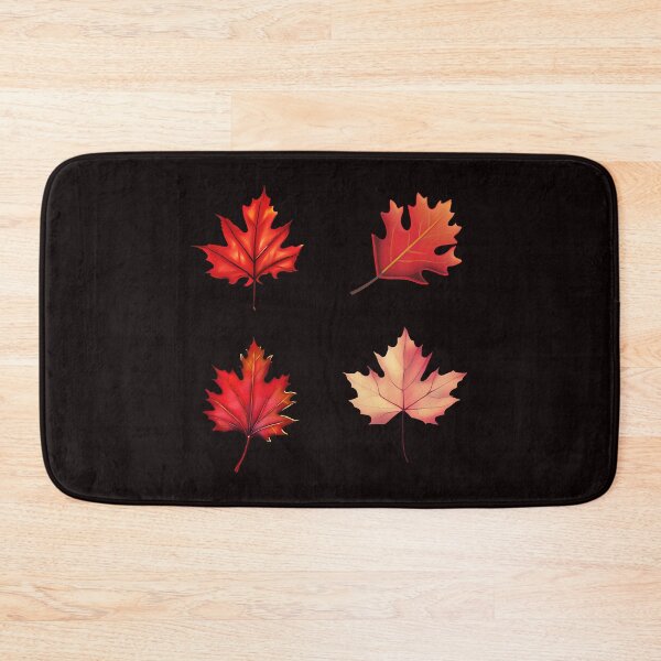 Item preview, Fall Autumn Leaf Sticker Pack designed and sold by Pattern-Way.