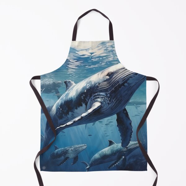 Item preview, Ocean Depths with Whales, Krill, Icebergs designed and sold by Zoomie-s.