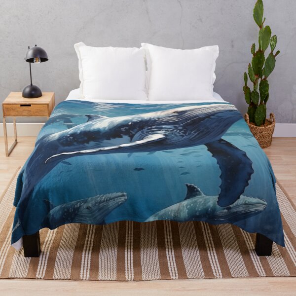 Item preview, Ocean Depths with Whales, Krill, Icebergs designed and sold by Zoomie-s.