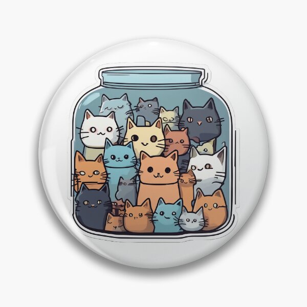 Item preview, Cats in a jar designed and sold by Maths-4-Nerds.