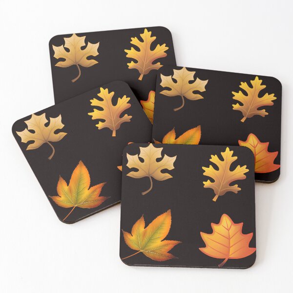 Aperçu de l'œuvre Pack d’autocollants de feuilles d’automne créée et vendue par Pattern-Way.